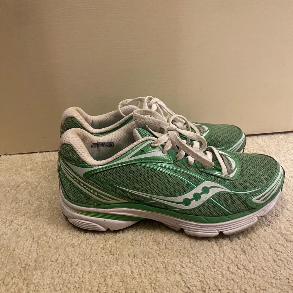 Saucony Emerald Green Athletic Sneakers